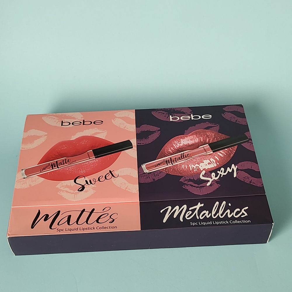 Bebe Lipstick Collection 10 pieces Style Sweet And Sexy Mattes And Metallics New